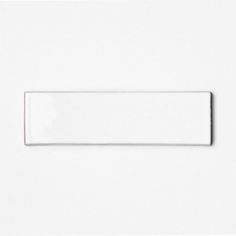 FORTE BRICK STUDIO: Royal White Rectangle Field Tile (glossy | 2"x7"x1/4" | straight cut)