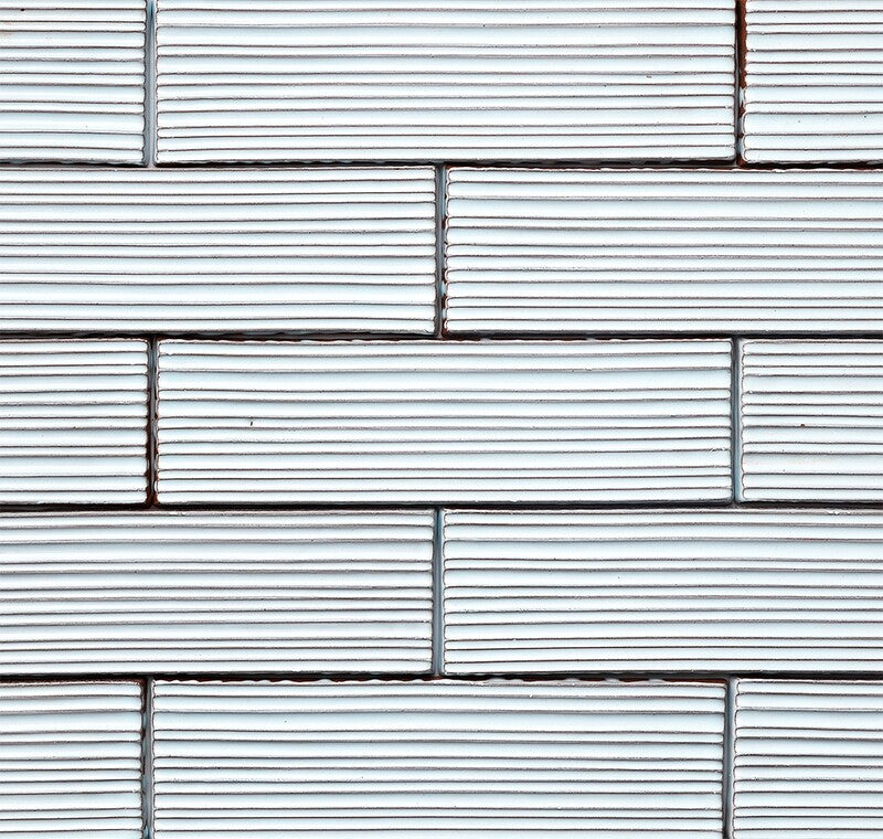 FORTE BRICK STUDIO: Sky Legato Field Deco Tile (glossy | 2"x7"x1/4" | straight cut)