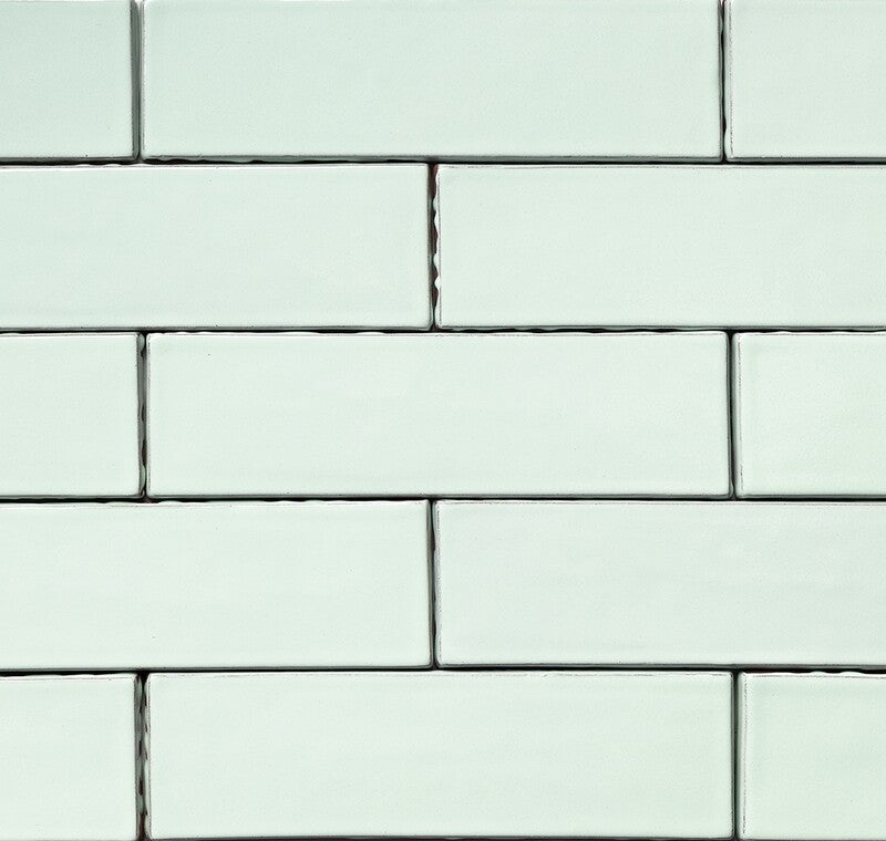 FORTE BRICK STUDIO: Mint Rectangle Field Tile (glossy | 2"x7"x1/4" | beveled)