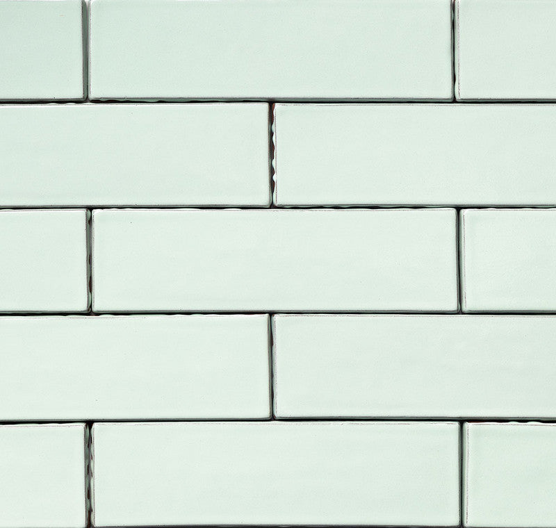 FORTE BRICK STUDIO: Mint Rectangle Field Tile (glossy | 2"x7"x1/4" | beveled)