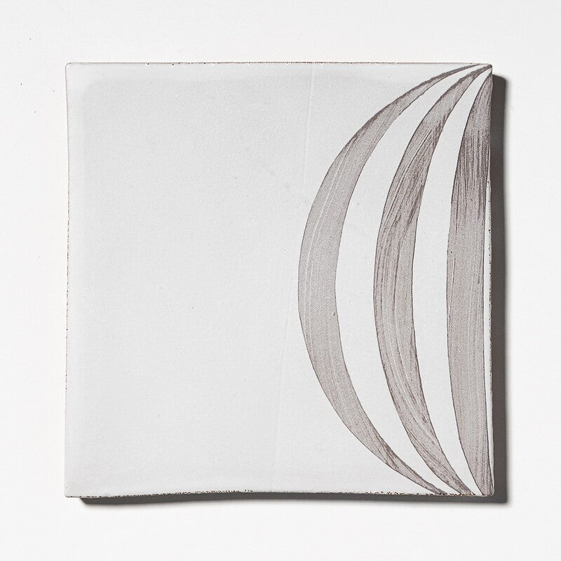 LEITMOTIF: Ballooning Glazed Terracotta Field Deco Tile (6"x6"x3/8" | matte)