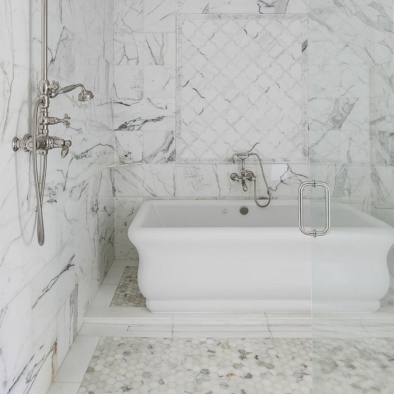 CALACATTA GOLD EXTRA : Rectangle Field Tile (polished | 12"x24"x3/8" | straight cut)