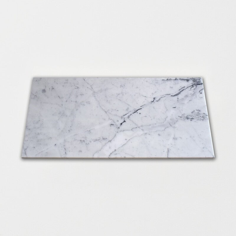 STATUARIETTO : Rectangle Field Tile (polished | 12"x24"x3/8" | straight cut)