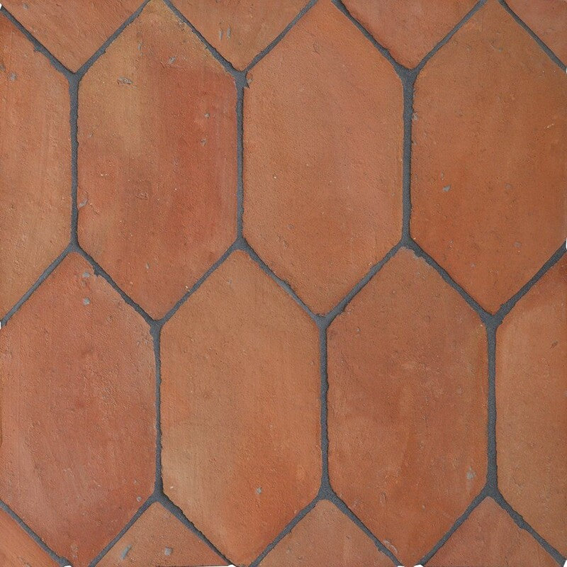 COTTO MED: Red Picket Natural Terracotta Field Tile (5"x10"x3/4" | matte)