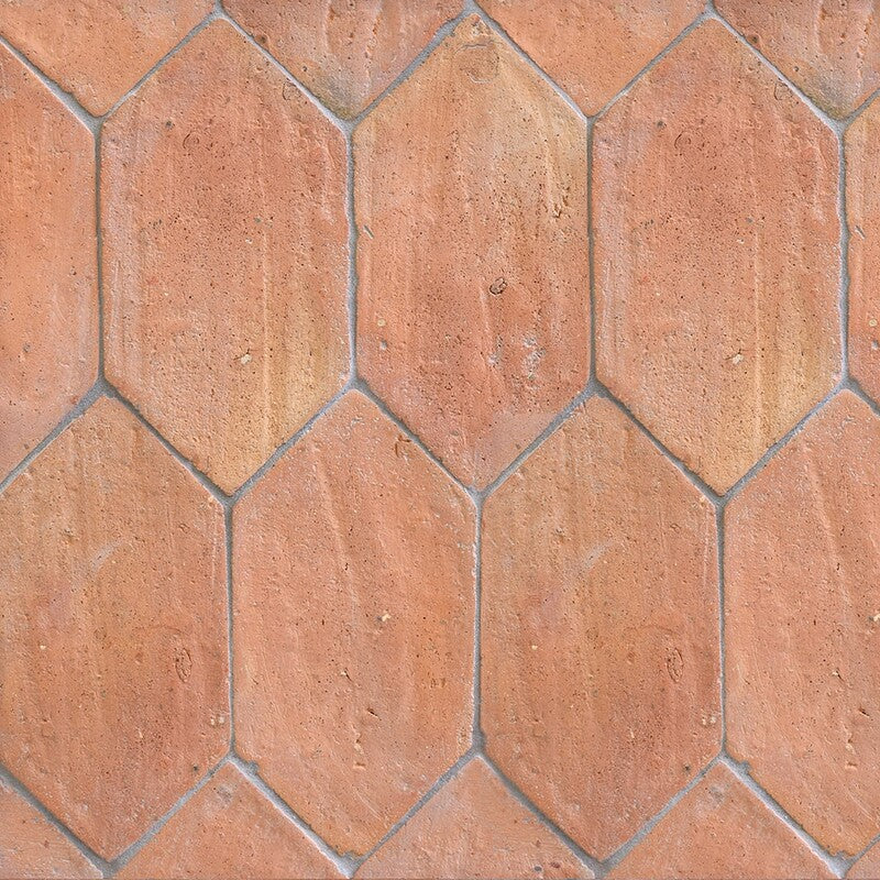 COTTO MED: Red Picket Natural Terracotta Field Tile (5"x10"x3/4" | matte)