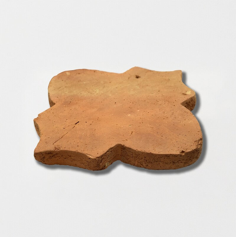 COTTO MED: Red Arabesque Natural Terracotta Field Tile (8"x8"x3/4" | matte)
