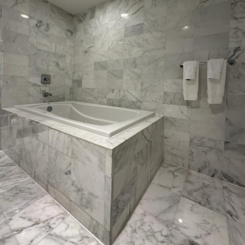 CALACATTA BELLA : Rectangle Field Tile (polished | 12"x24"x3/8" | straight cut)