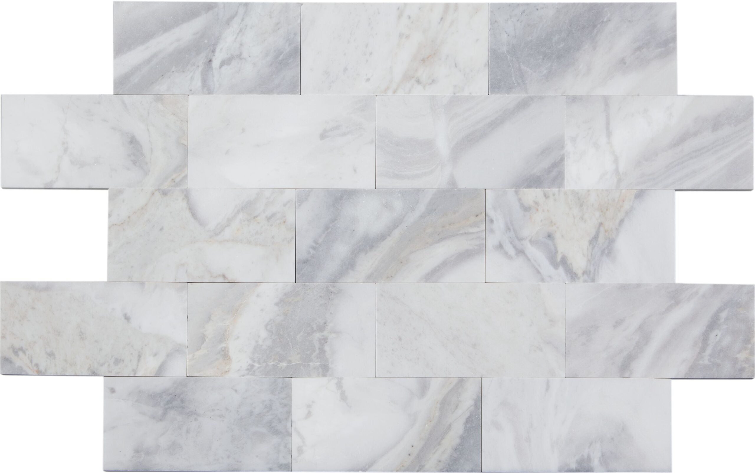ARGENTO DOLOMITI: Dolomite Rectangle Field Tile (3"x6"x3/8" | honed)