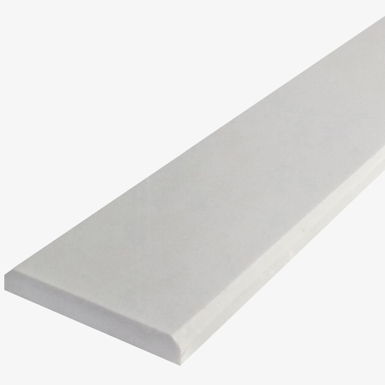 SNOW WHITE: Marble Sill Tile Accessory (6"x72"x5/8" | polished | double bevel)