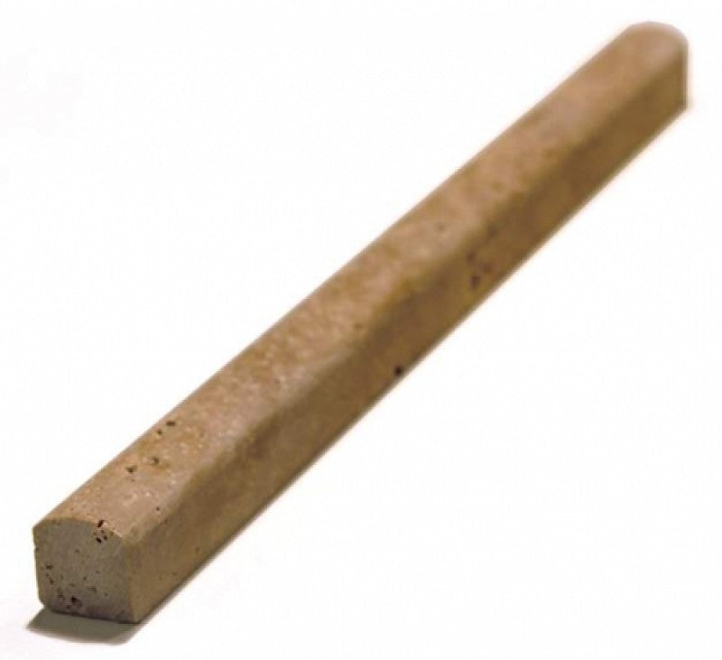 NOCHE: Travertine Pencil Tile Accessory (3/4"x12"x3/4" | honed | bullnosed)