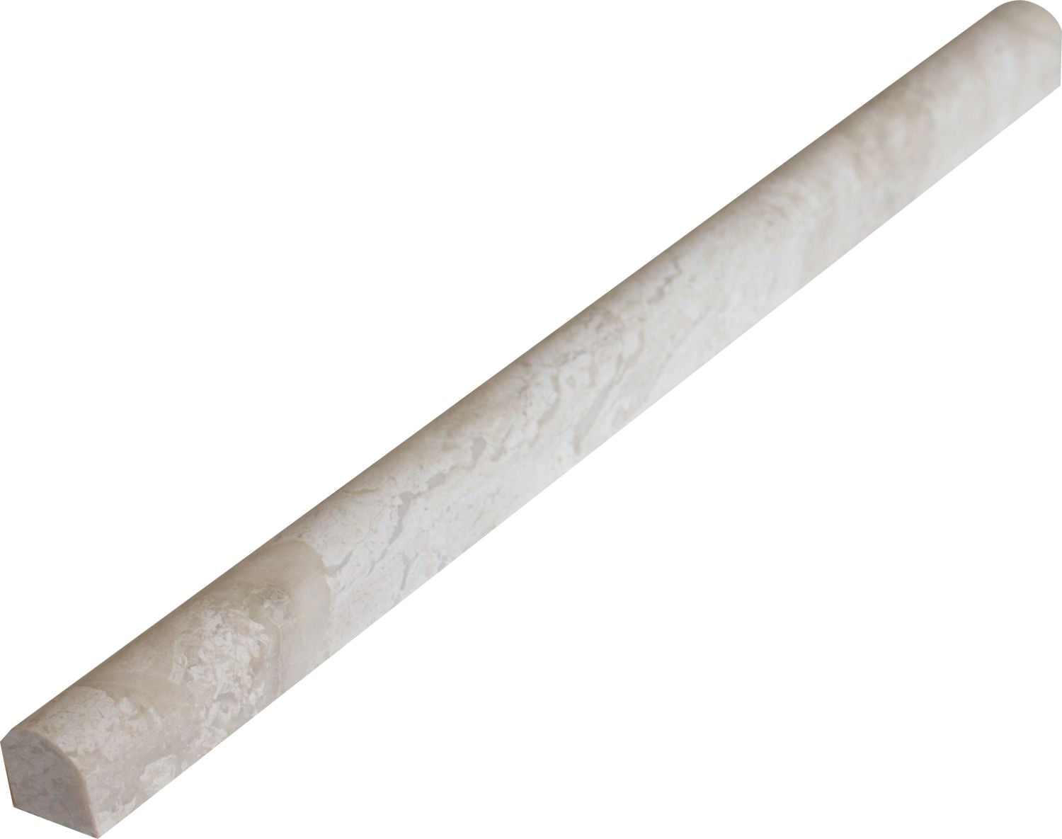 KARYA ROYAL: Marble Pencil Tile Accessory (3/4"x12"x3/4" | polished | bullnosed)