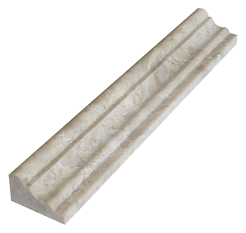 KARYA ROYAL: Marble Ogee Tile Accessory (2"x12"x1 1/4" | polished)