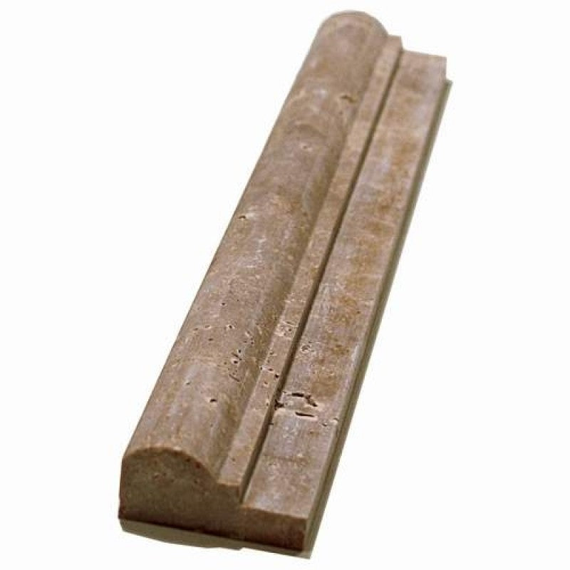 NOCHE: Travertine Ogee Tile Accessory (1 7/8"x12"x7/8" | honed)