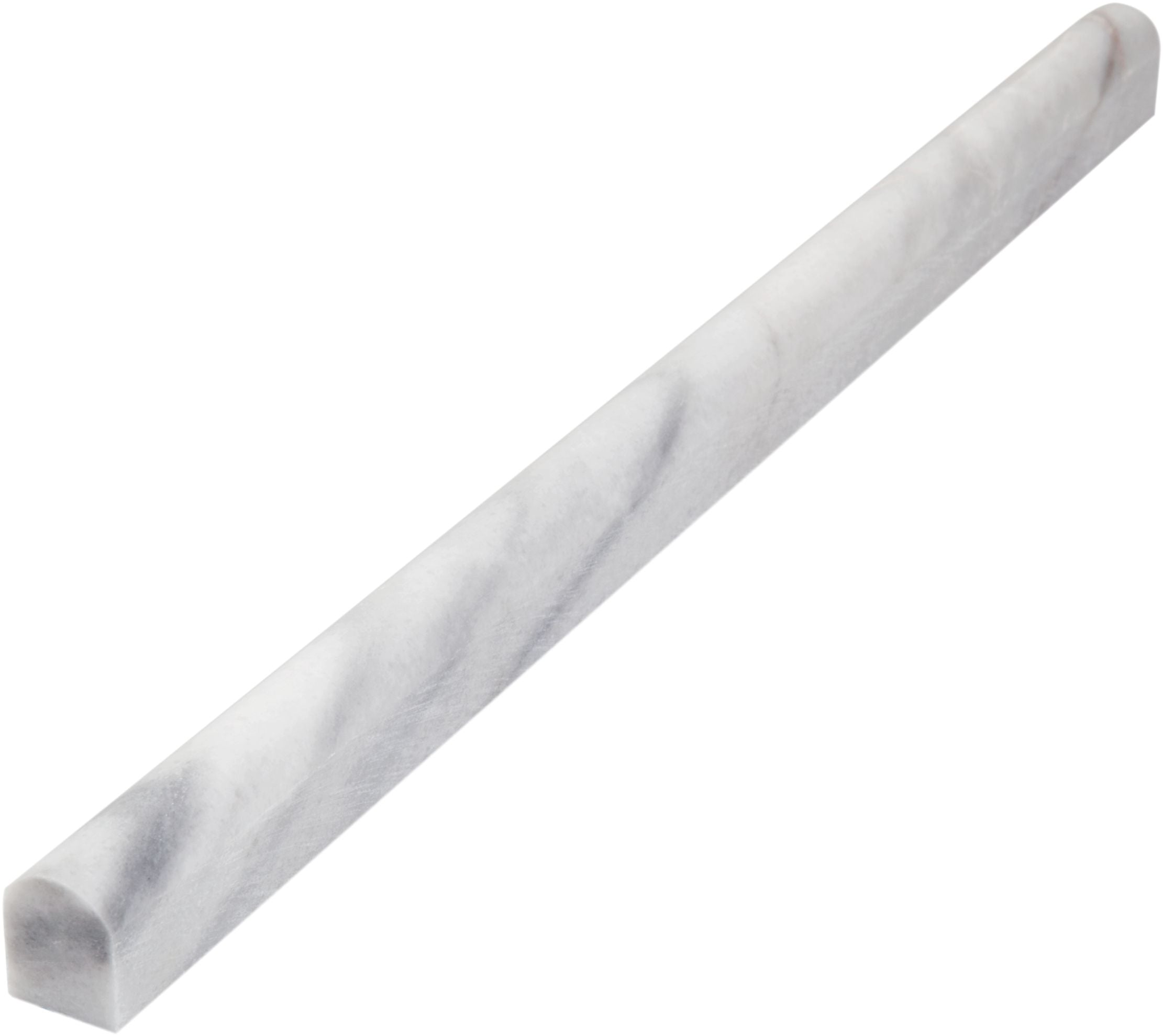 ARGENTO DOLOMITI: Dolomite Pencil Tile Accessory (3/4"x12"x3/4" | honed | bullnosed)