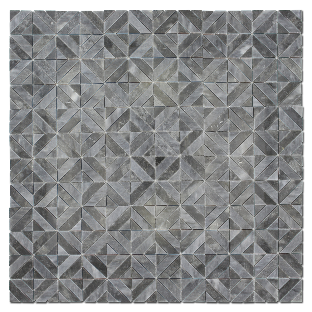 BARDIGLIO: Marble Matrix Mosaic (12"x12"x3/8" | polished)