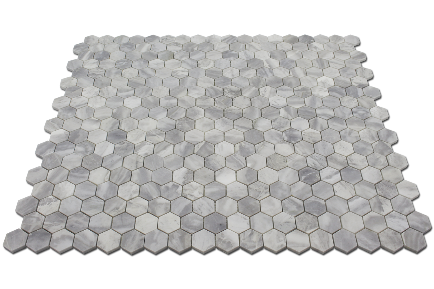 ARGENTO DOLOMITI: Dolomite 2" Honeycomb Mosaic (12"x12"x3/8" | honed)