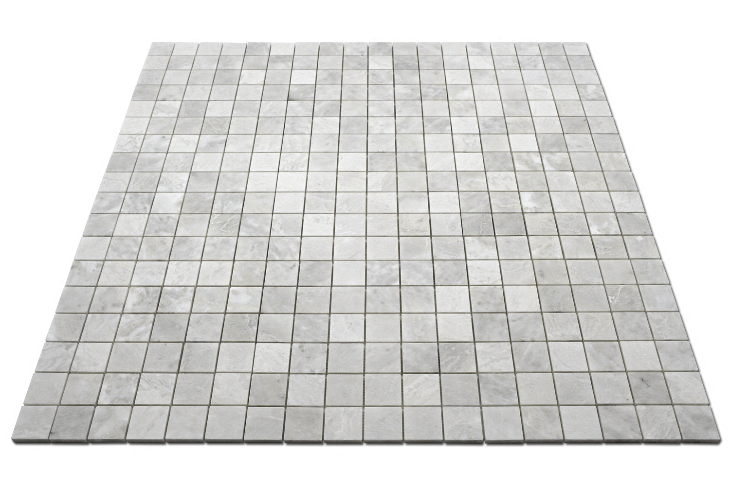 ICEBERG: Marble 2"X2" Straight Stack Mosaic (12"x12"x3/8" | honed)