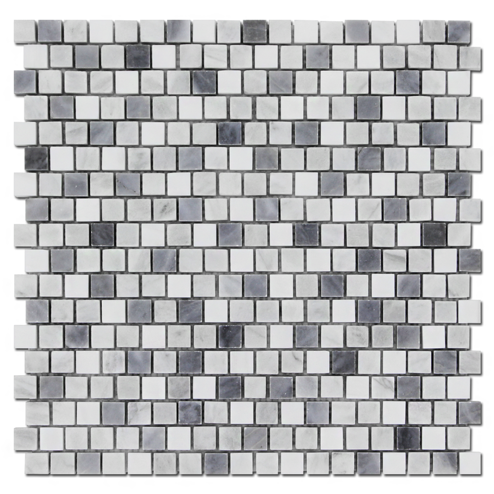 BARDIGLIO: Marble 5/8"X5/8" Adriatica Mosaic (12"x12"x3/8" | polished)