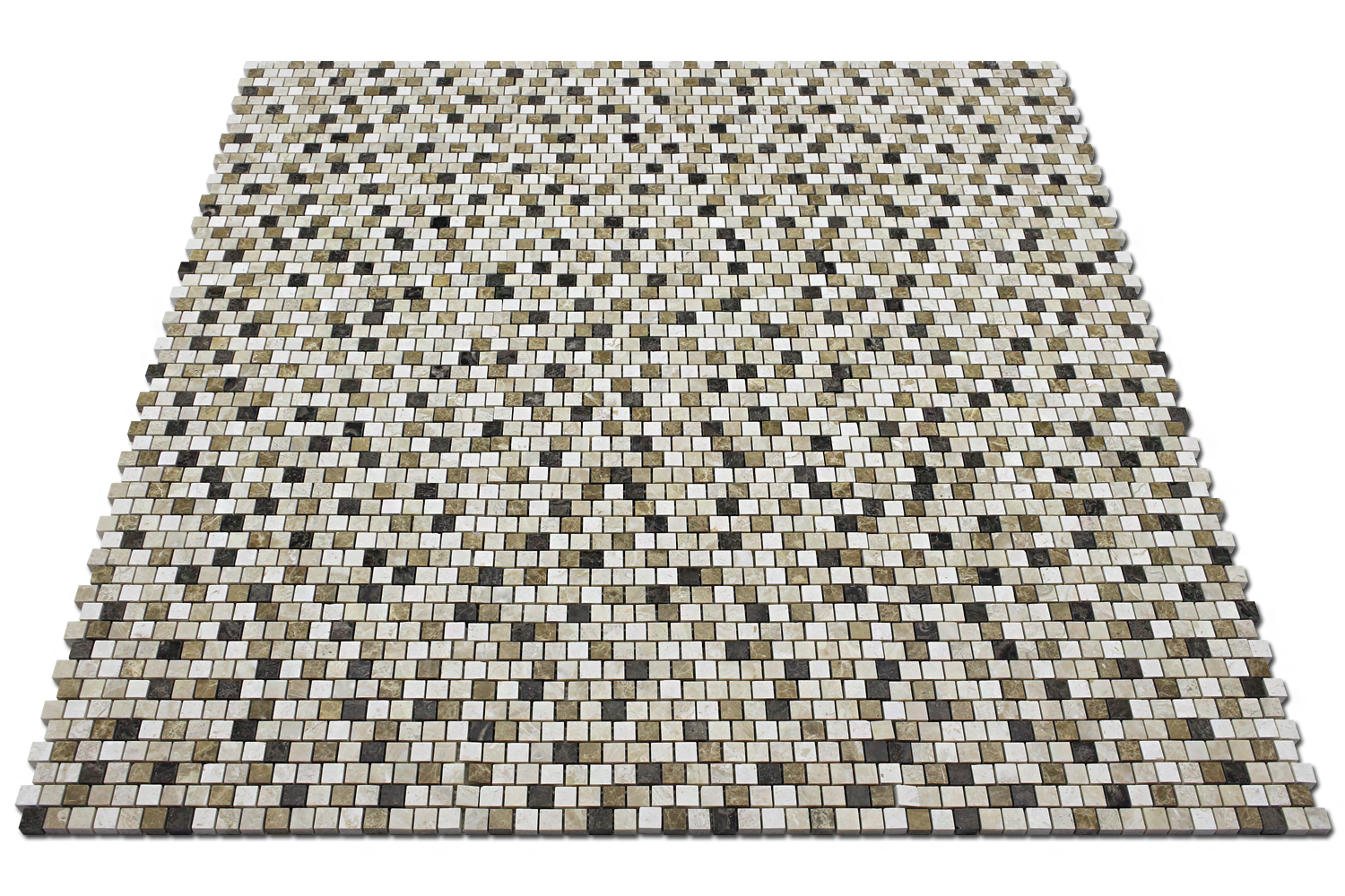 KARYA ROYAL: Marble 5/8"X5/8" Adriatica Mosaic (12"x12"x3/8" | polished)
