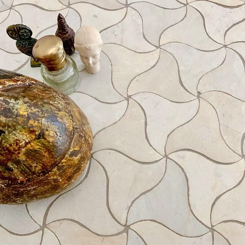 BABA CHIC: Bizerte Mosaic (honed | 11"x11"x5/8" | straight cut)
