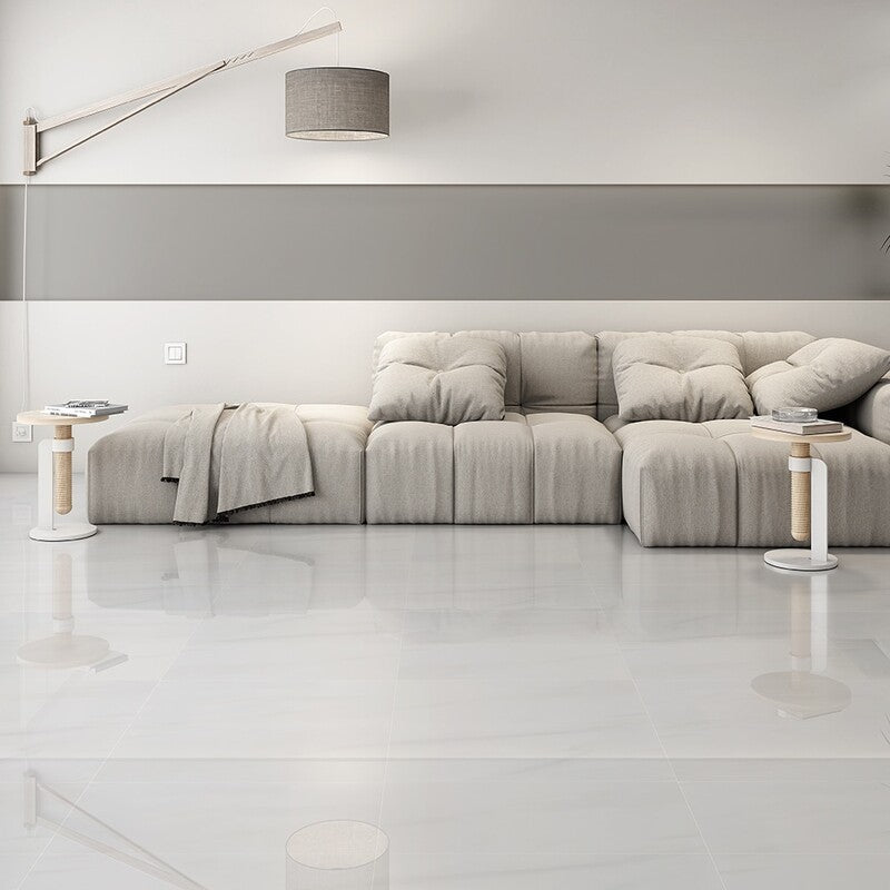 CARRARA PORCELAIN: Carrara Venato Rectangle Field Tile (semi polished | 12"x24"x3/8" | straight cut)