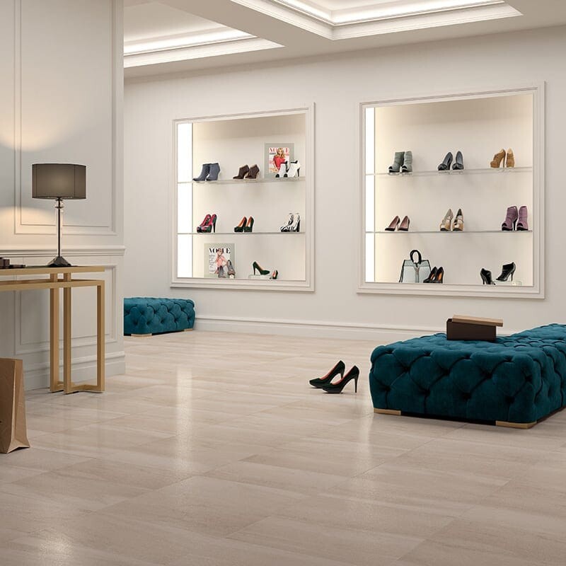 ATELIER PORCELAIN: Sand Rectangle Field Tile (lappato | 12"x24"x5/16" | straight cut)