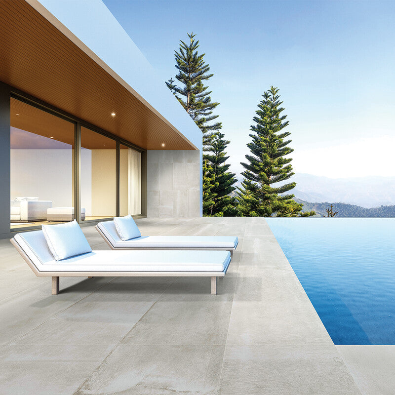 RESIDE PORCELAIN: Beige Rectangle Field Tile (honed | 24"x48"x5/16" | rectified)