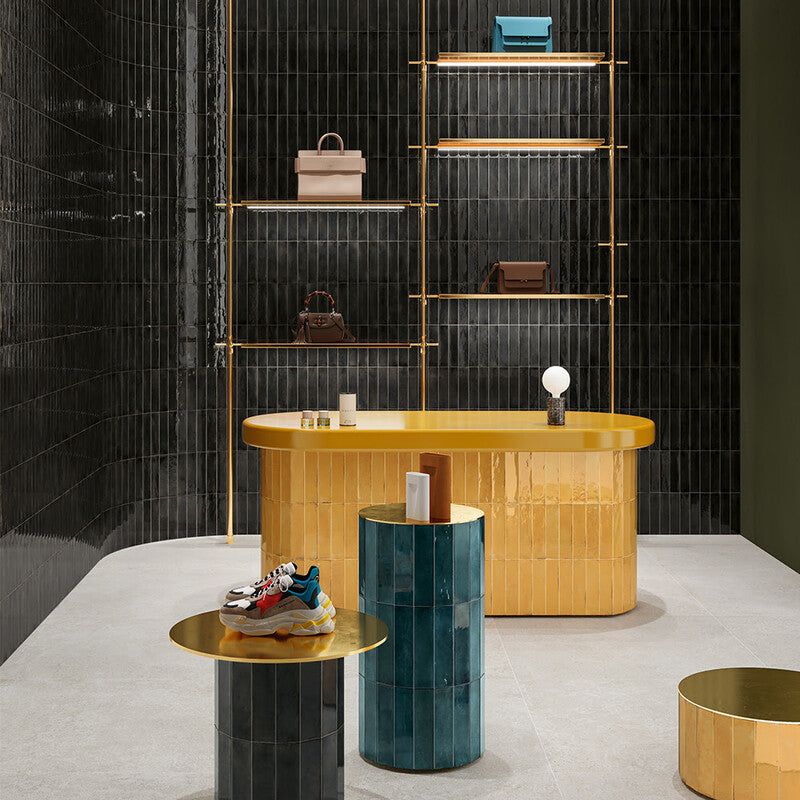 NOVITA PORCELAIN: Fusion Rectangle Field Tile (polished | 2"x10"x1/2" | straight cut)