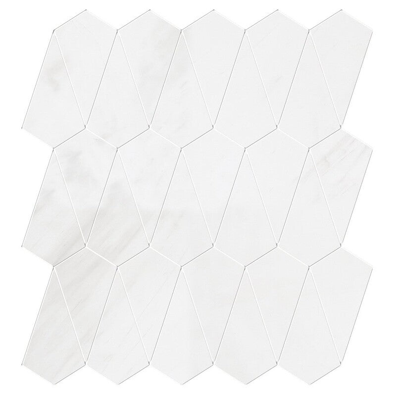 ELEMENTS : Diamante Arrowhead Mosaic (polished | 4"x7"x1/32" | straight cut)