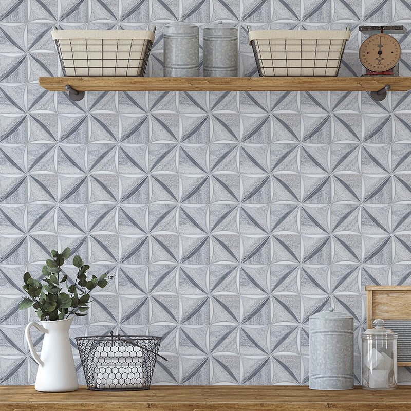 MARAKESH : Allure Light Skyline Etoile Mosaic (multi finish | 7"x7"x3/4" | straight cut)