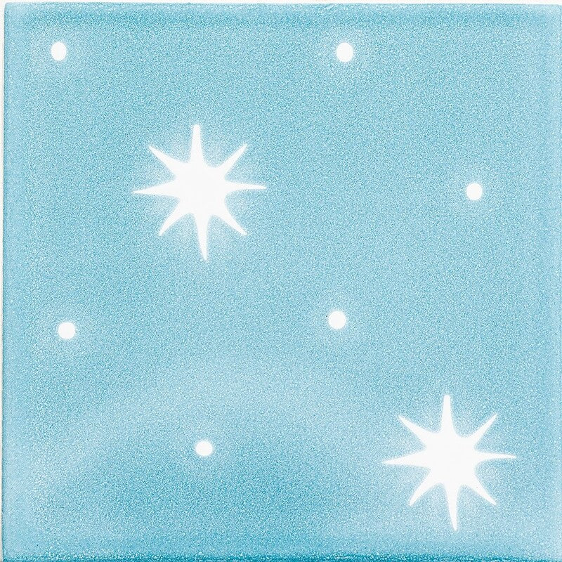 SISTER PARISH: Ocean, Pure Serendipity Field Deco Tile (glossy | 6"x6"x3/8" | straight cut)