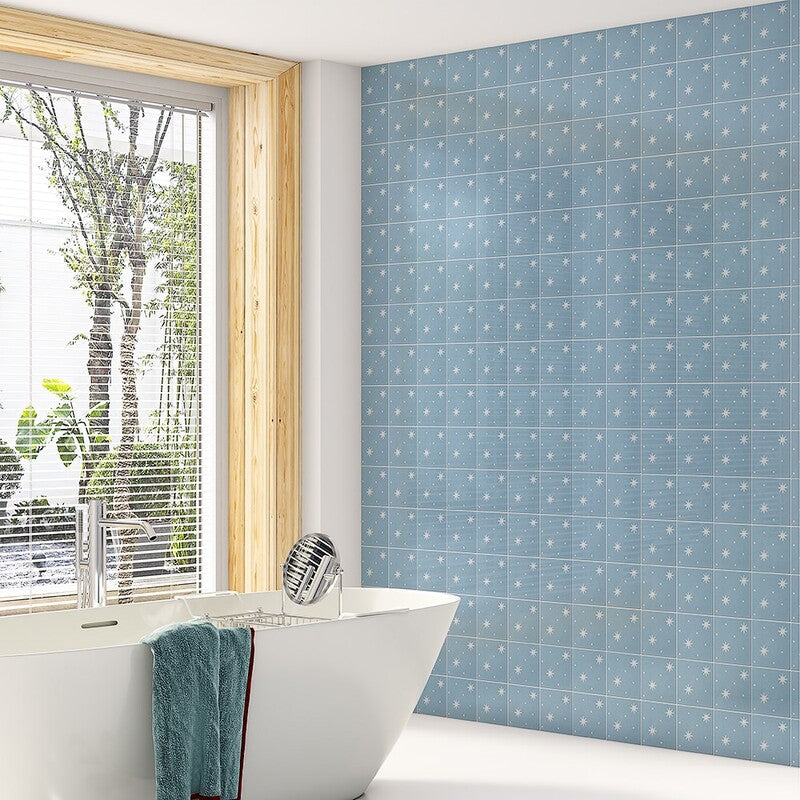 SISTER PARISH: Ocean, Pure Serendipity Field Deco Tile (glossy | 6"x6"x3/8" | straight cut)