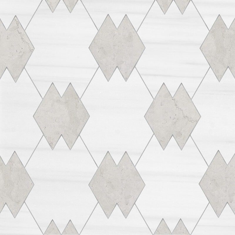 TAOS : Britannia Tappeti Mosaic (multi finish | 8"x10"x21/32" | straight cut)