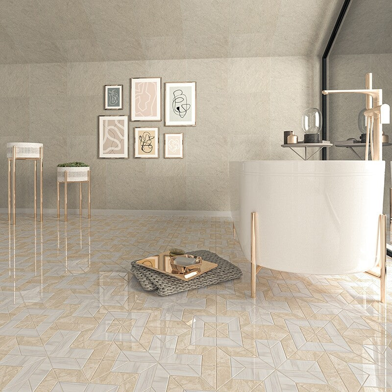 TAOS : Diana Royal Beni Mosaic (multi finish | 9"x9"x3/8" | straight cut)