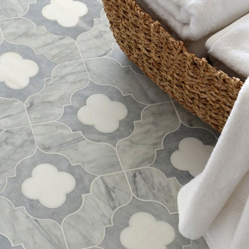 TALYA: Avenza Light Dolomite Irene Mosaic (multi finish | 11"x11"x3/8" | straight cut)