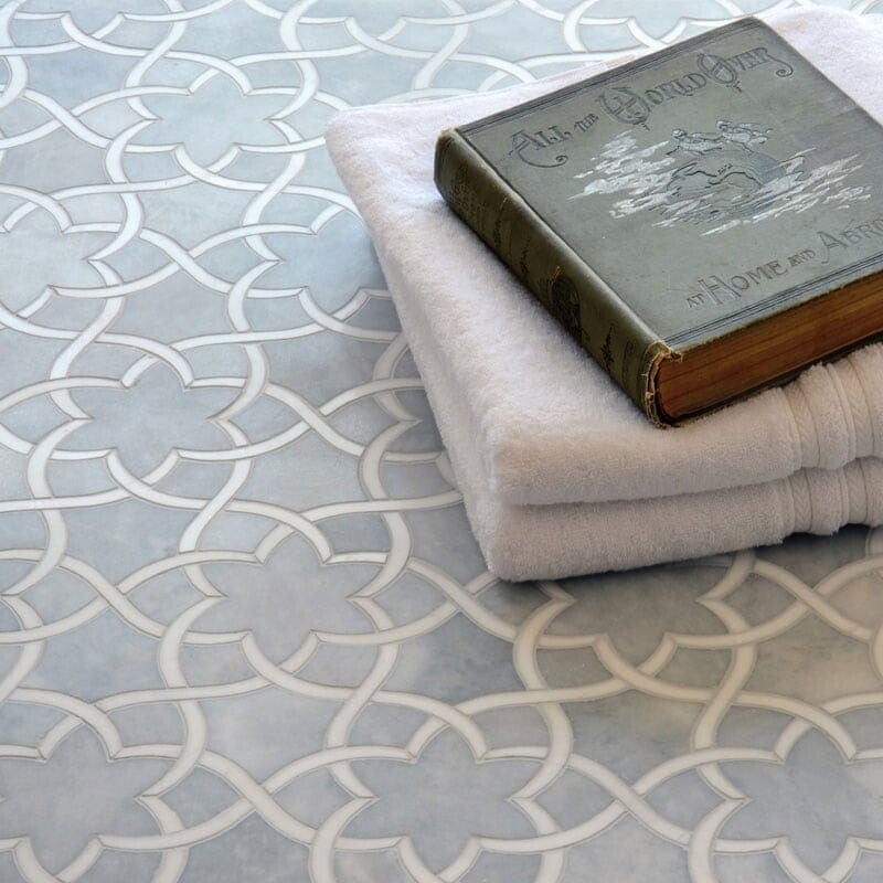 TALYA: Dolomite Isidore Mosaic (multi finish | 12"x14"x1/2" | straight cut)