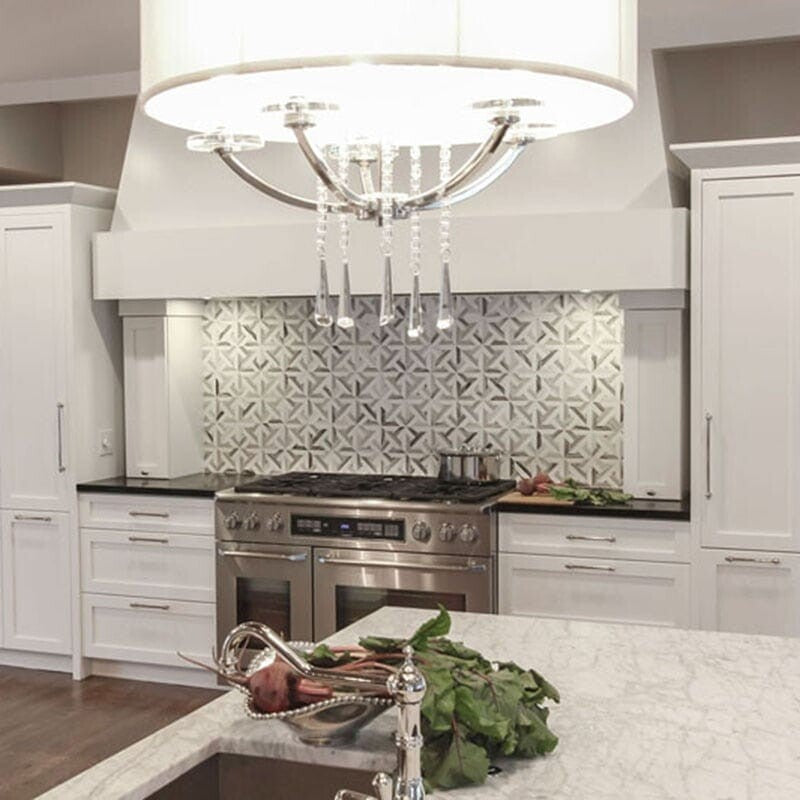 TALYA: Dolomite Marmara Lattice Mosaic (multi finish | 9"x9"x11/16" | straight cut)