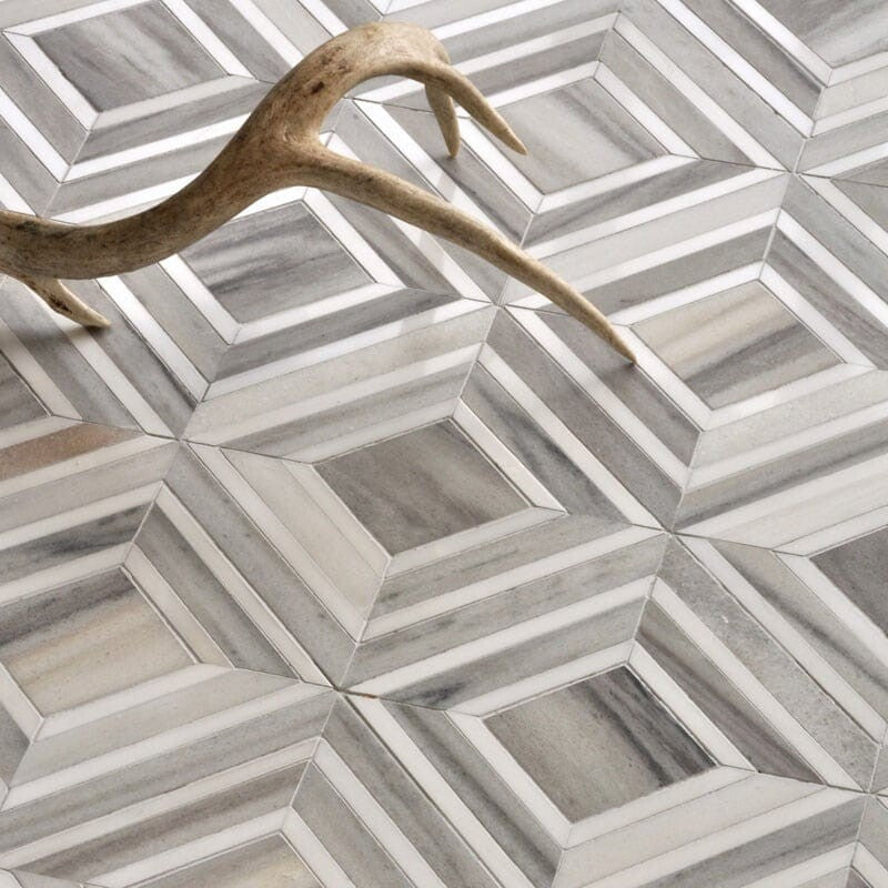 TALYA: Skyline Vein Cut Yildiz Mosaic (multi finish | 8"x11"x13/16" | straight cut)
