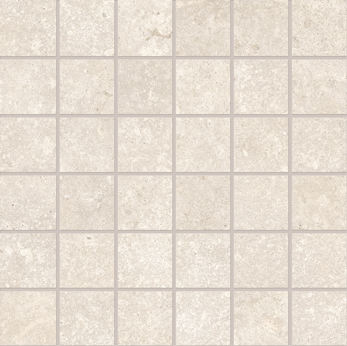 Ever-Stone IVORY porcelain mosaic tile by Emil, naturale finish, 8"x12" size. Premium Italian porcelain for floors and walls.