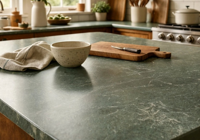 Granite Slabs Costa Esmeralda granite slabs, top-down product view. Premium granite for floors and walls.