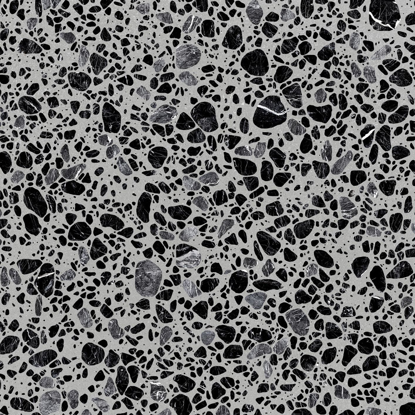 Medley Grey porcelain field tile by Emil, naturale finish, 23 5/8"x23 5/8"x9.5-mm size. Premium Italian porcelain for floors and walls.