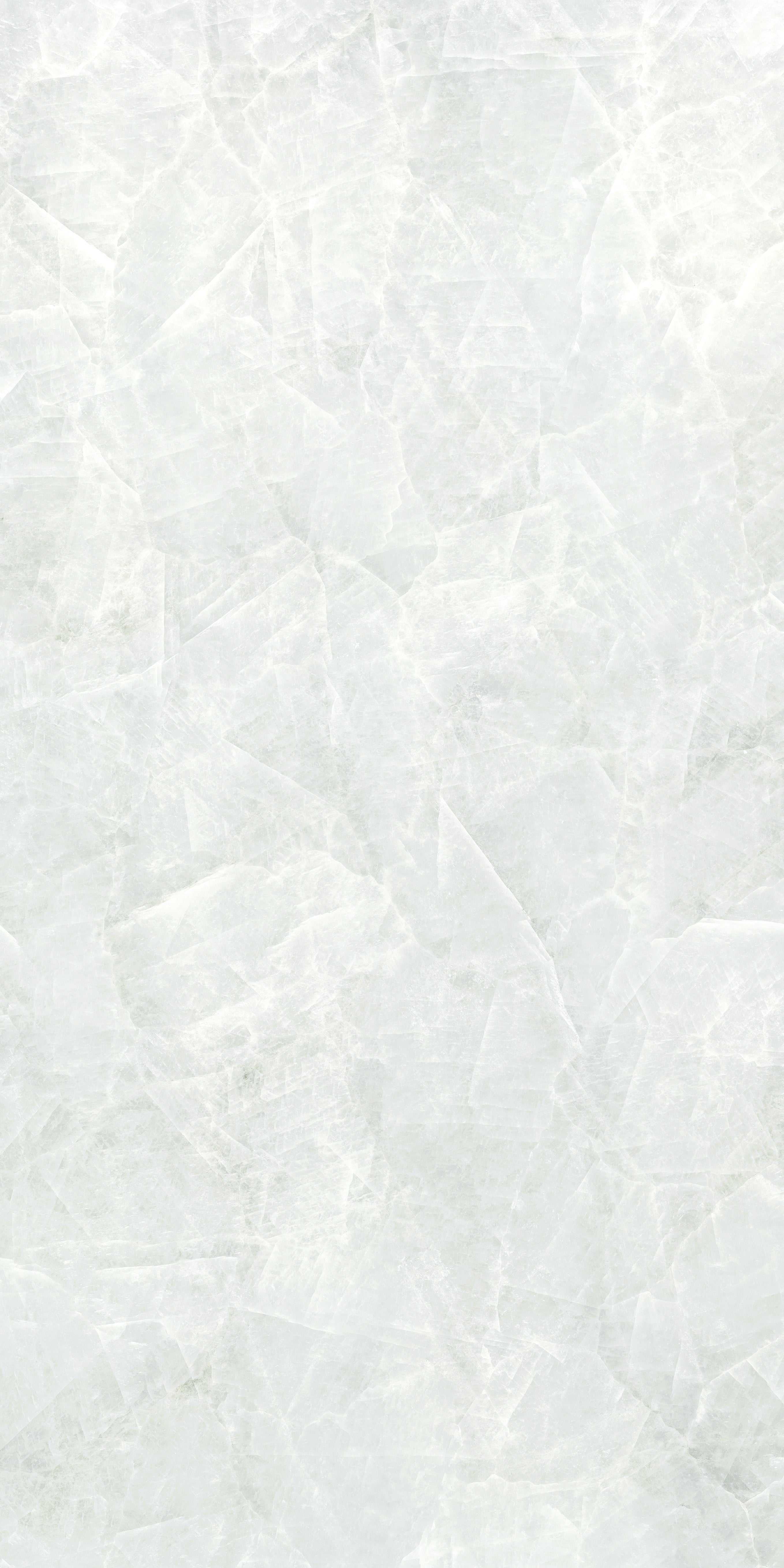 Crystal Bianco slabs by Anatolia Aeterna, alternate product view, 63"×125 31/32" size. Premium porcelain for floors and walls.
