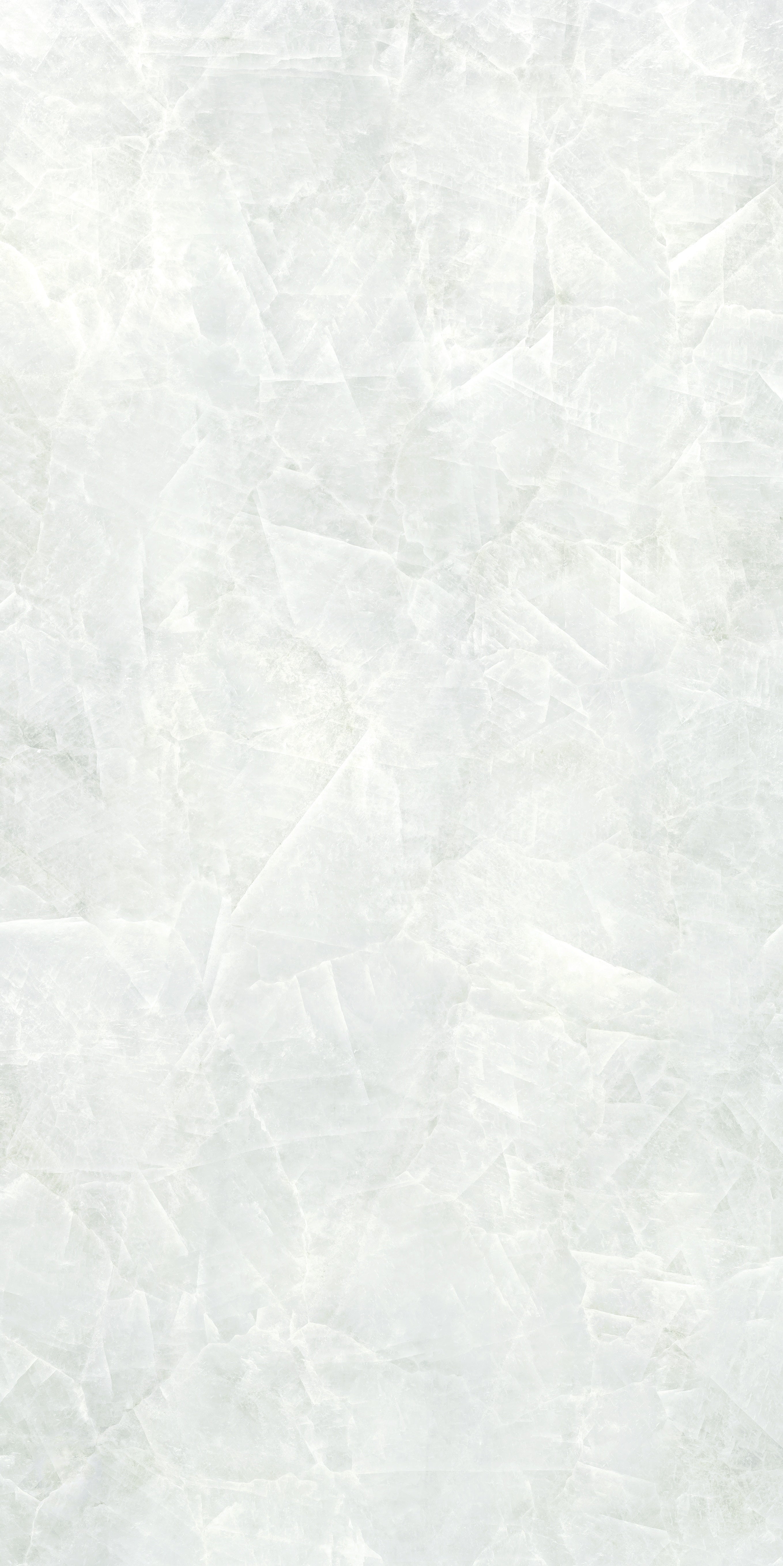 Crystal Bianco slabs by Anatolia Aeterna, top-down product view, 63"×125 31/32" size. Premium porcelain for floors and walls.