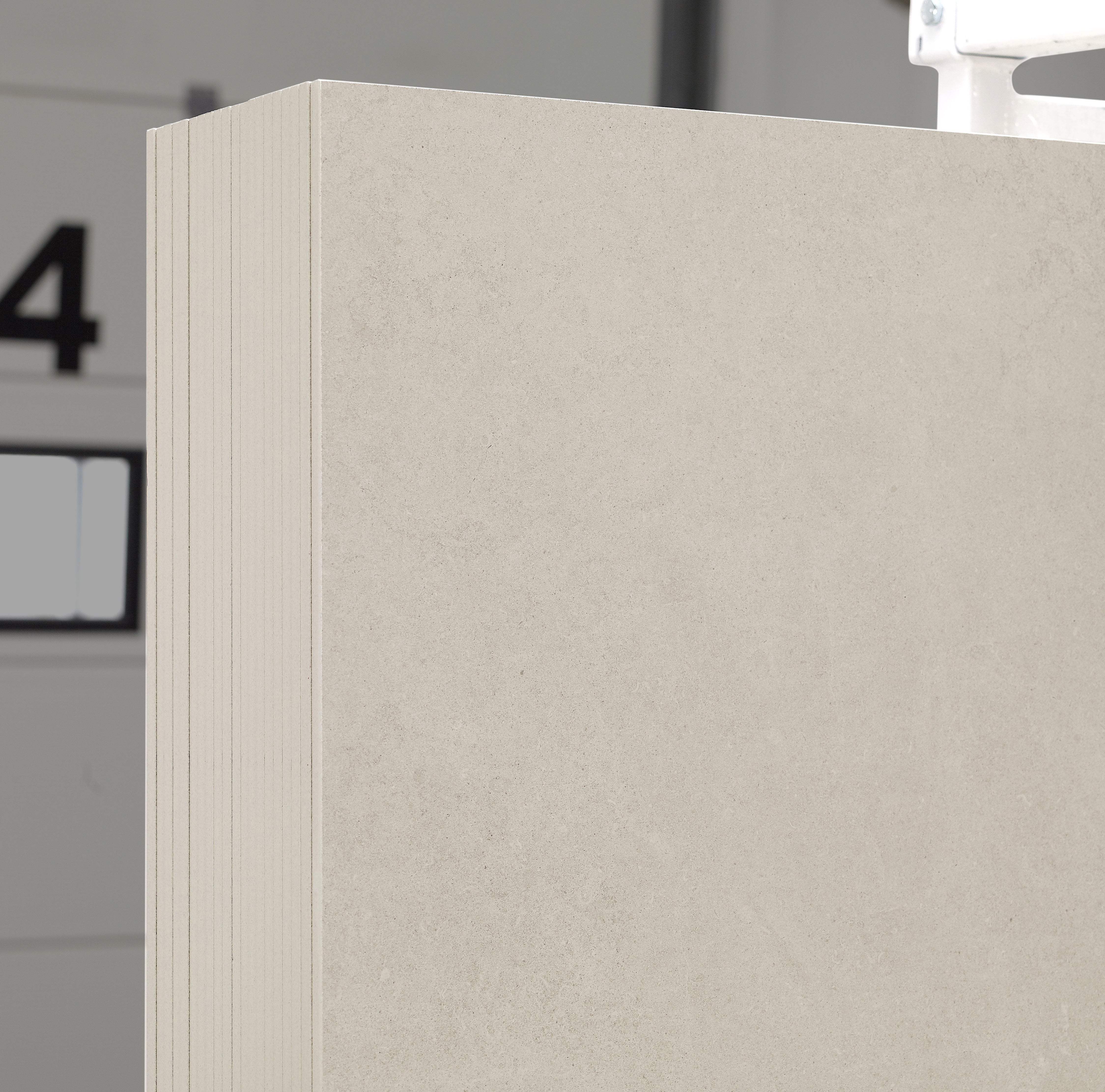 Lithoform Crosscut Coast sintered stone slabs by Anatolia, top-down product view, 64"×127"×15/32" size. Turkish sintered stone for floors and walls.