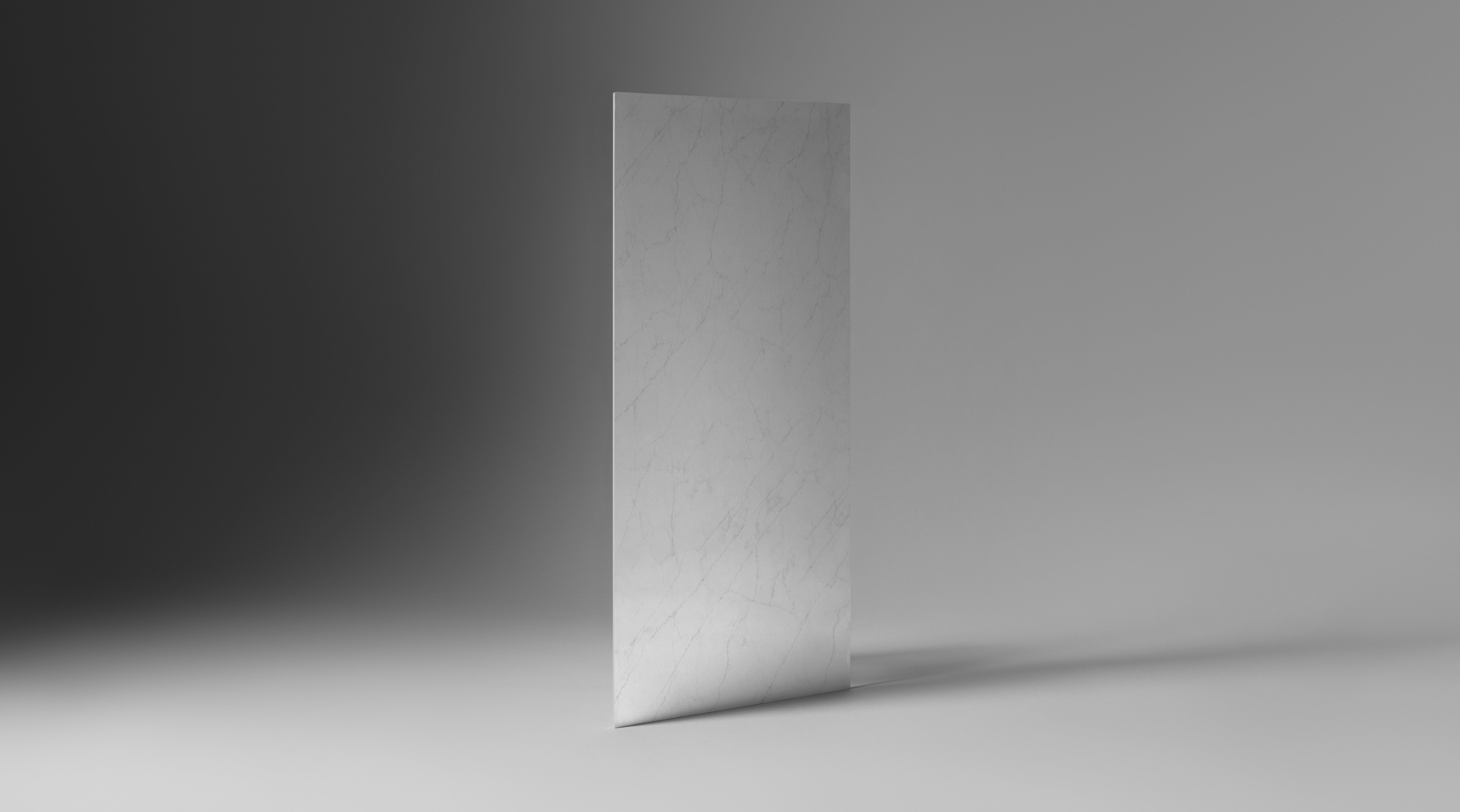 MAJESTO: Ariel Bianco Block 33 Bookmatch Sintered Stone Slabs (64"×127"×15/32" | Honed | Rectified)