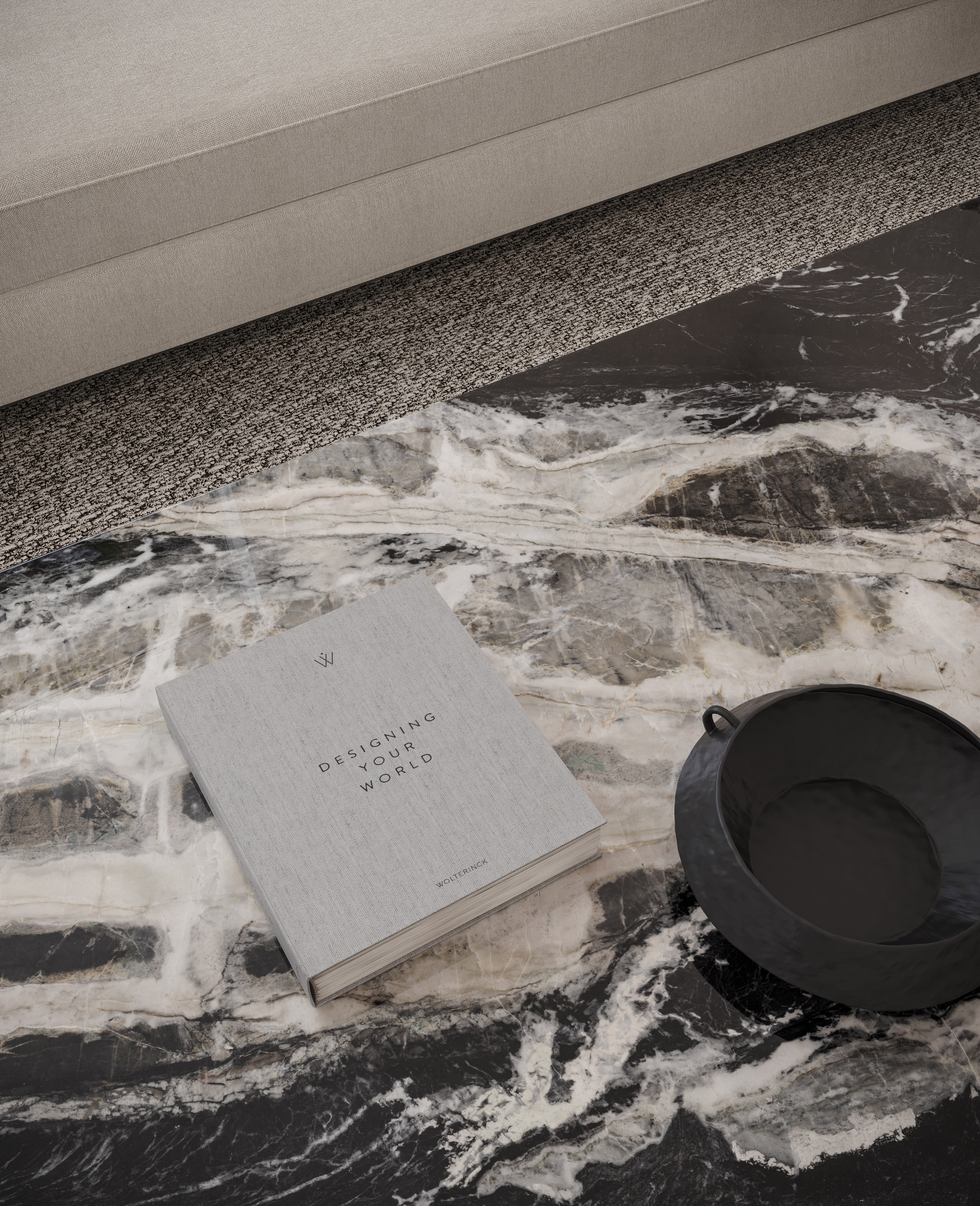 MAJESTO: Bianco Dior Block 38 Bookmatch Sintered Stone Slabs (64"×127"×15/32" | Polished | Rectified)