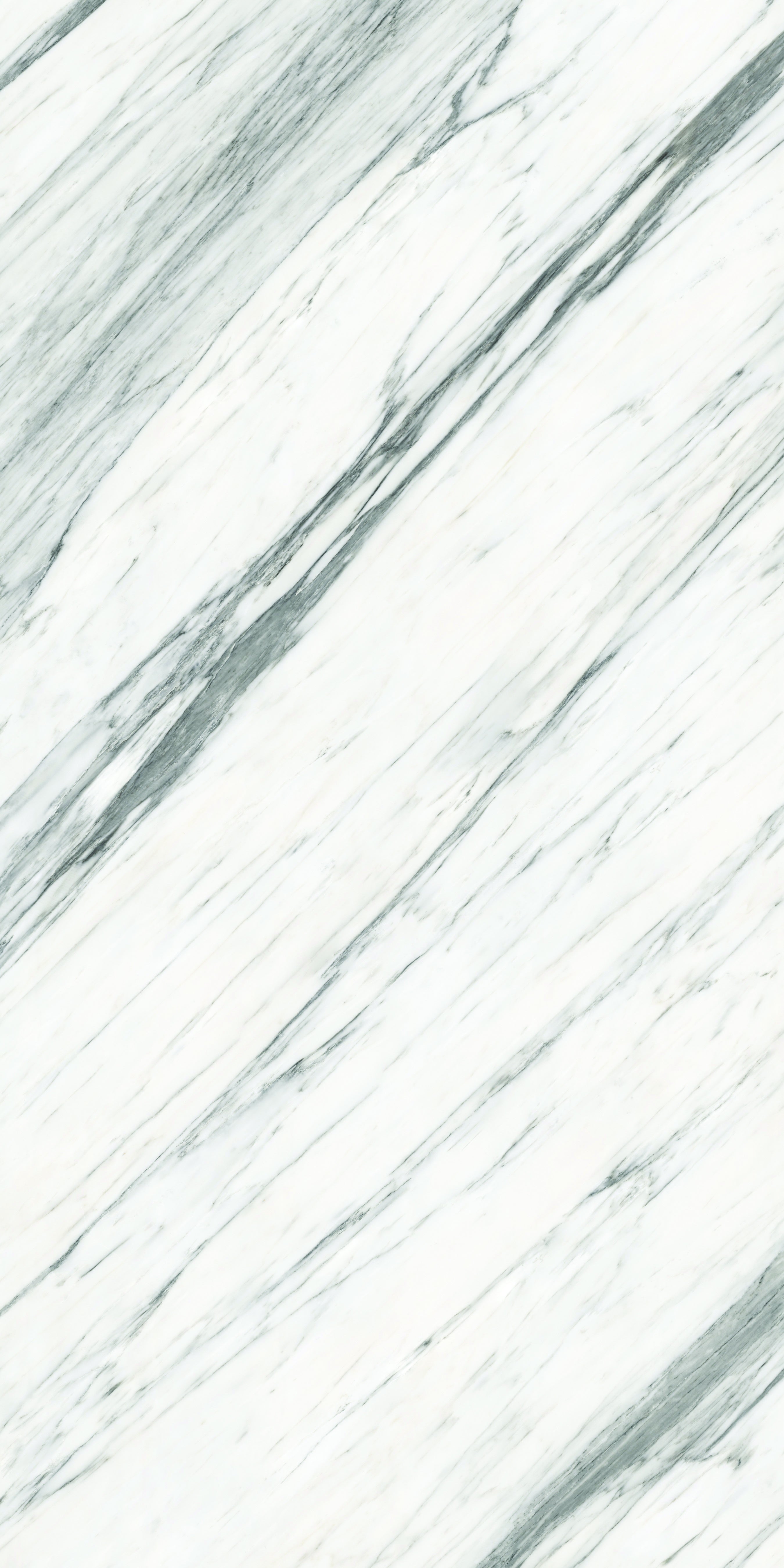 MAJESTO: Calacatta Carrara Block 23 Bookmatch Sintered Stone Slabs (64"×127"×15/32" | Honed | Rectified)
