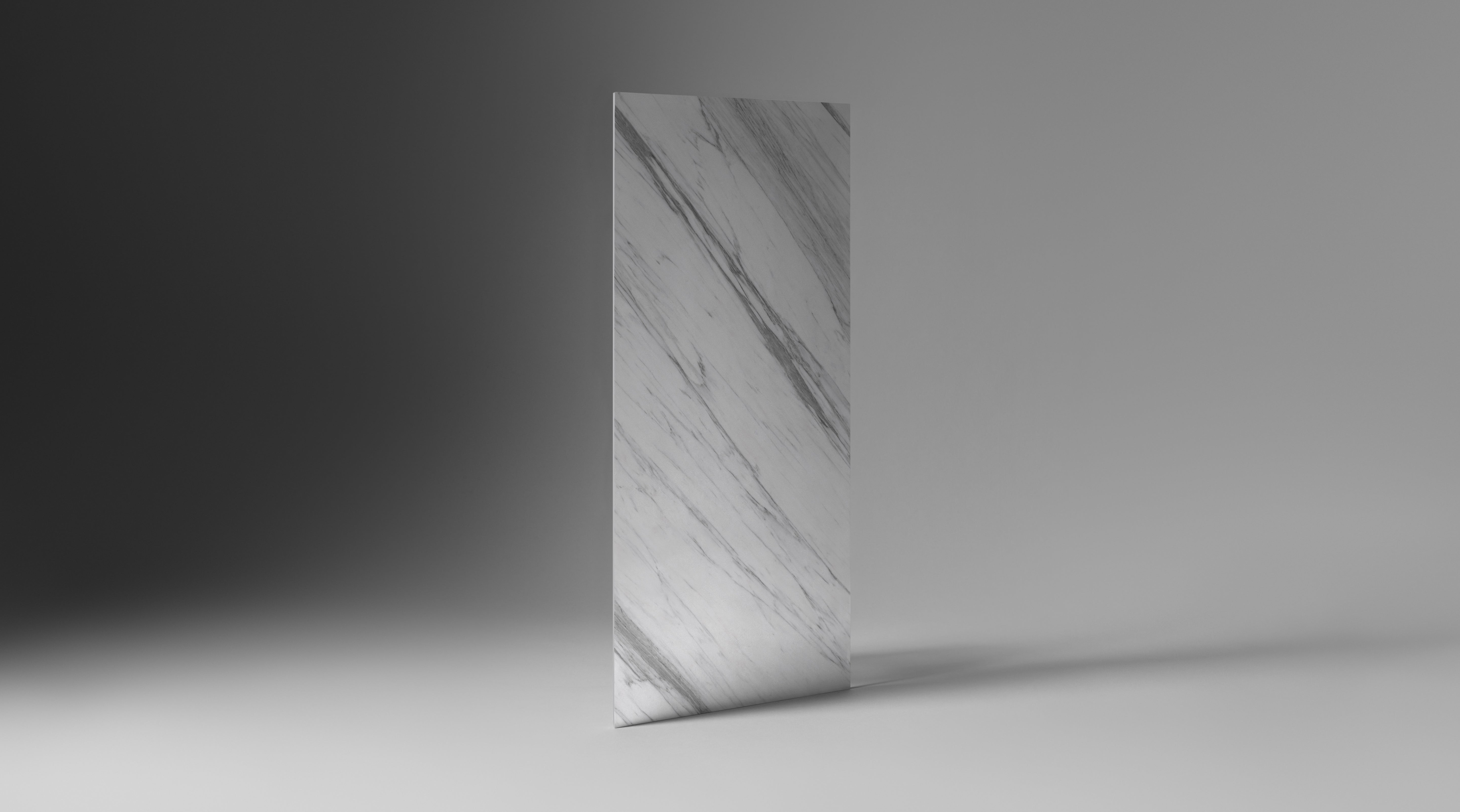 MAJESTO: Calacatta Carrara Block 23 Bookmatch Sintered Stone Slabs (64"×127"×15/32" | Honed | Rectified)