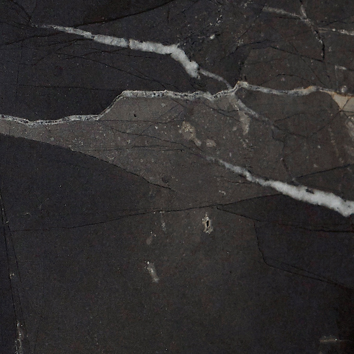 Majesto Calacatta Noir sintered stone slabs by Anatolia, top-down product view, 64"×127"×15/32" size. Turkish sintered stone for floors and walls.