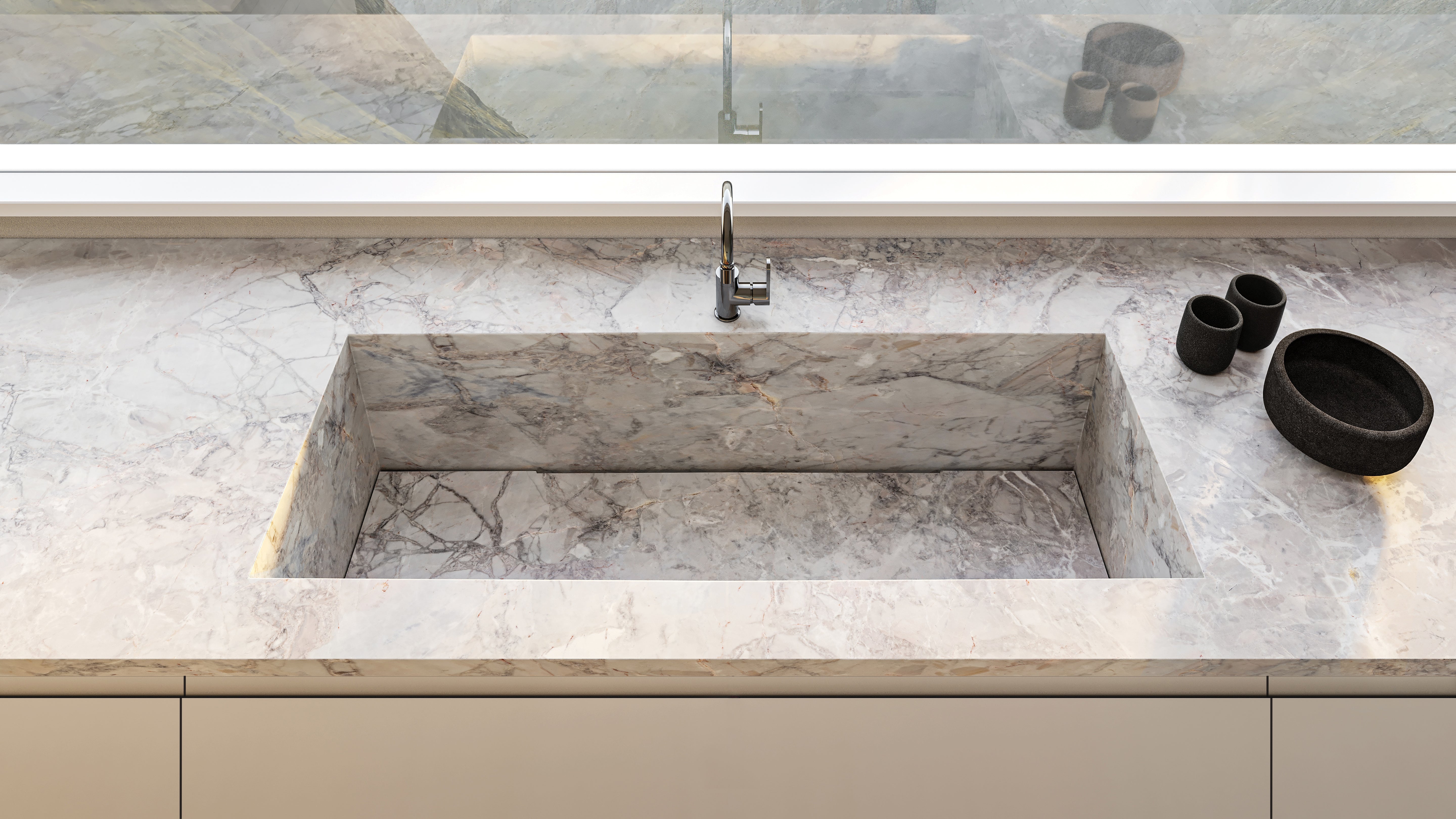 MARINA WHITE: Slabs (23 5/8"×110 1/4" | Polished | Rectified)